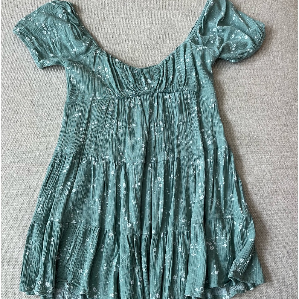 Super cute green dress from pacsun